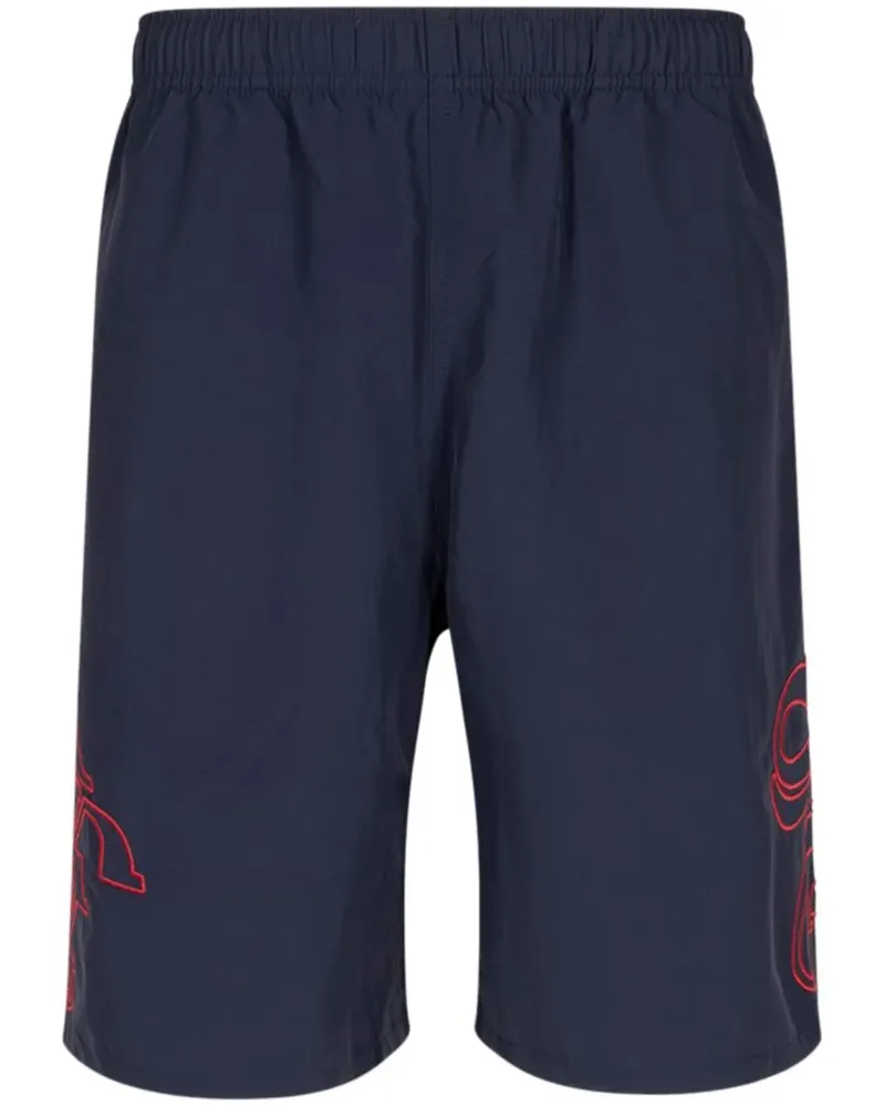Supreme Being Old English Shorts - Blau Blau