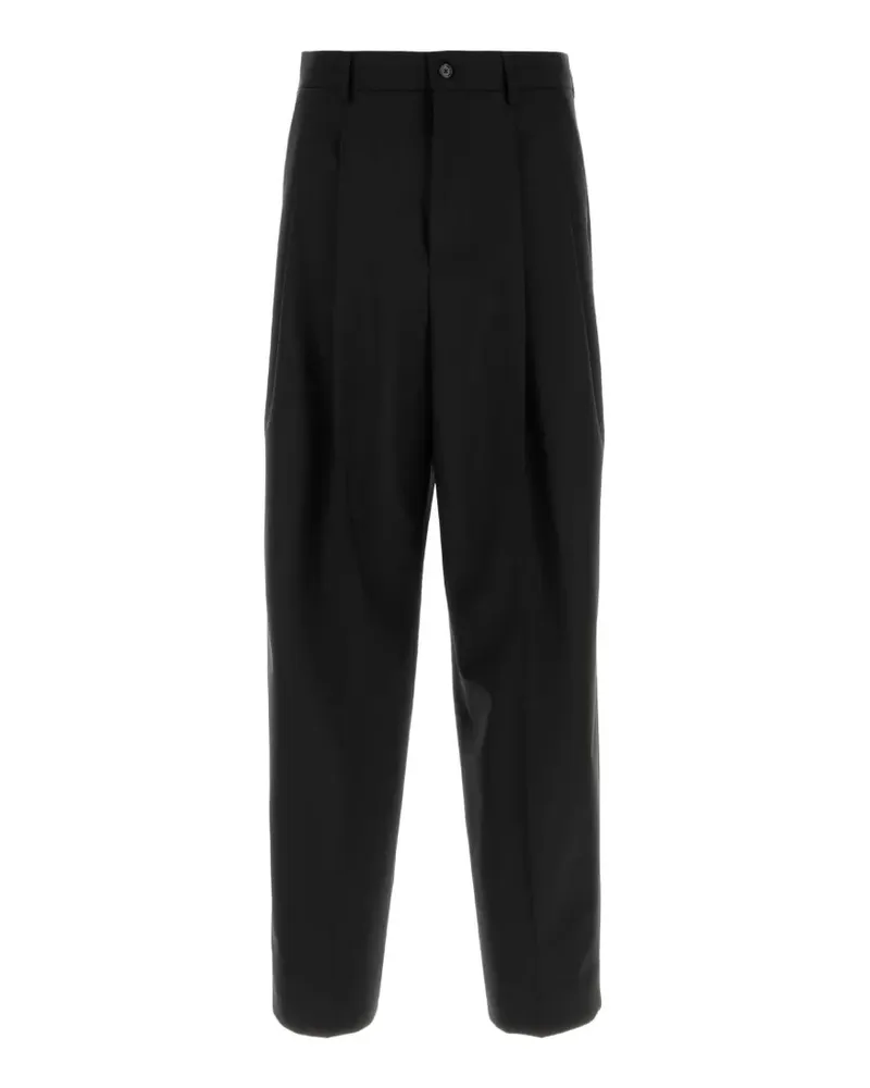 Dolce & Gabbana pleated wool trousers - Schwarz Schwarz