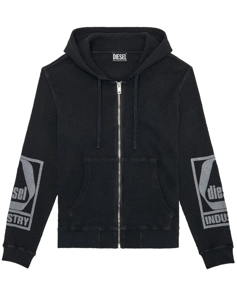 Diesel Kapuzenjacke mit Waffelstrick-Muster - 900 900