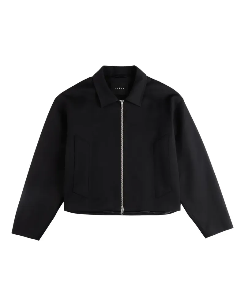 Hogan Klassische Harrington-Jacke - Schwarz Schwarz