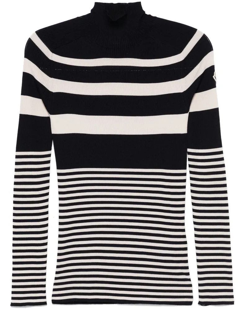 Moncler Gestreifter Pullover - Nude Nude
