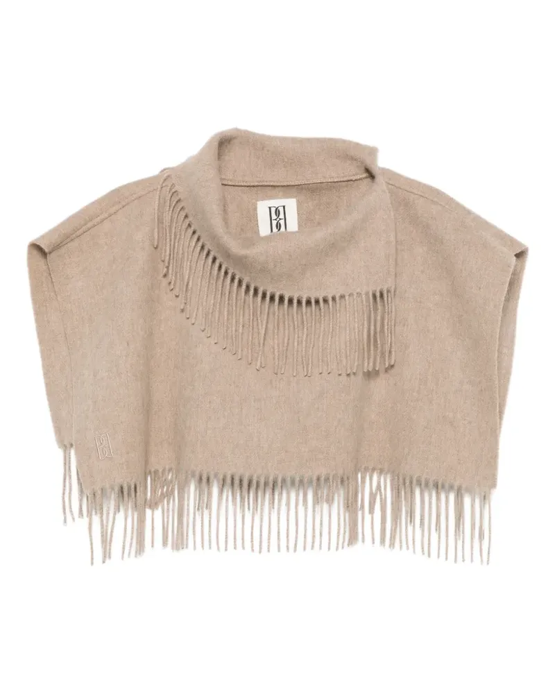 By Malene Birger Turtla Latzschal mit Fransen - Nude Nude