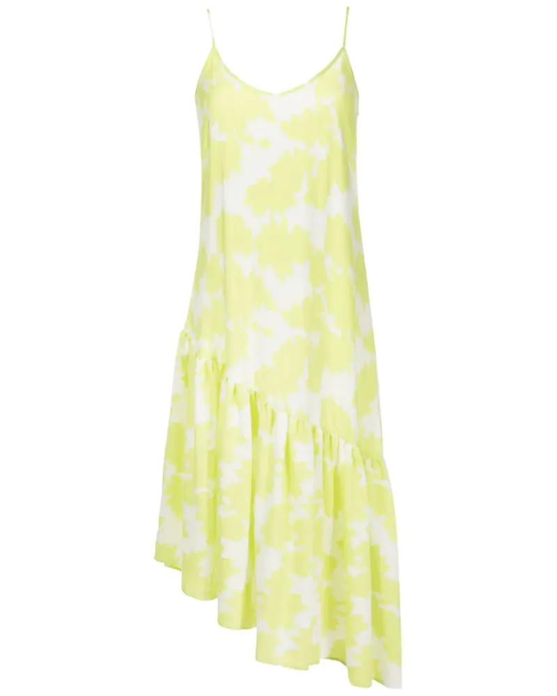 Armani Exchange Asymmetrisches Kleid mit Print - Grün Grün