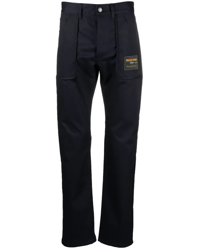 Moschino Hose mit geradem Bein - Blau Blau