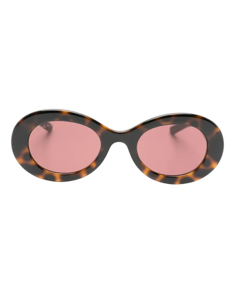 Gucci Interlocking G tortoise-shell sunglasses - Braun Braun