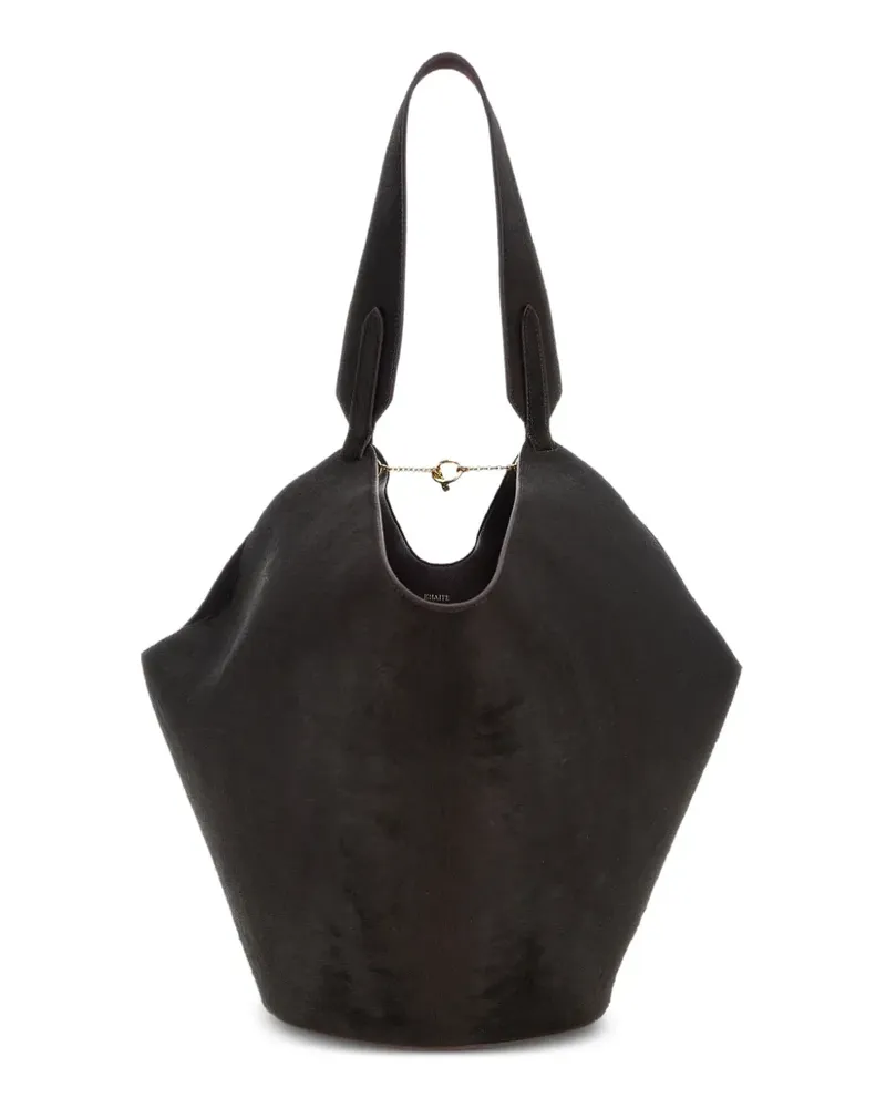KHAITE Kleine Lotus Skulptur-Tote Bag - Braun Braun