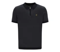 Marty zip-fastening polo shirt - Schwarz