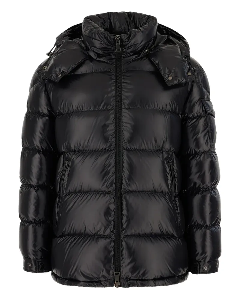 Moncler Maire Steppjacke mit Kapuze - Schwarz Schwarz