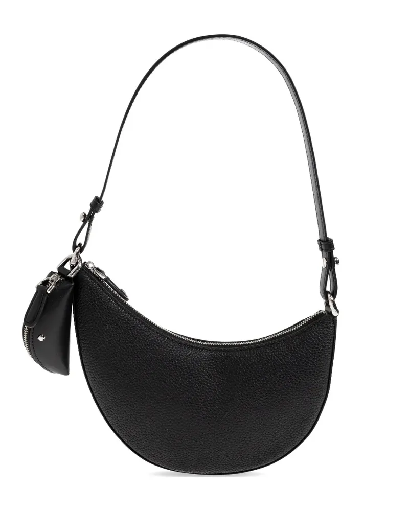 Kate Spade pebbled-leather crescent shoulder bag - Schwarz Schwarz