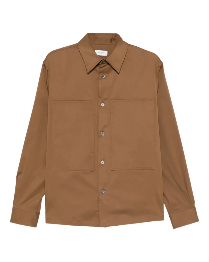 Paolo Pecora Milano pocket shirt - Braun Braun