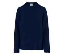 Gerippter Pullover - Blau