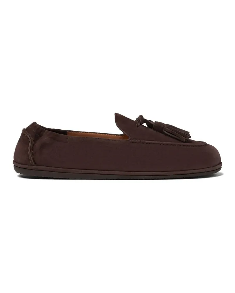 Scarosso Anais tassel loafers - Braun Braun