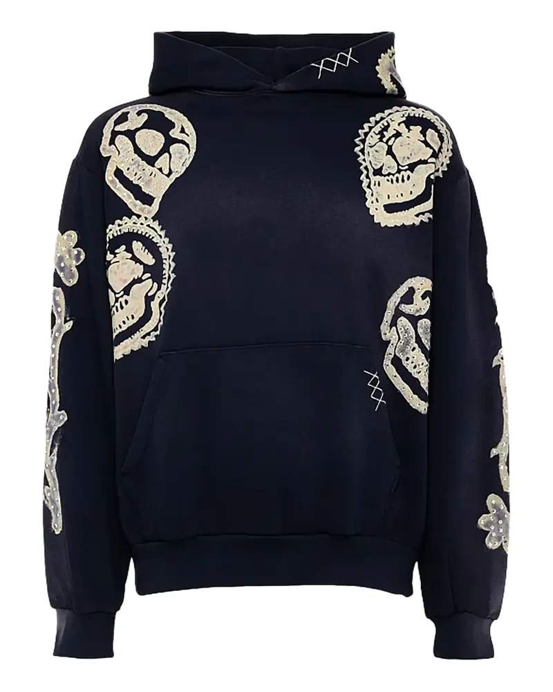 alchemist Stadium Skulled "Black" Hoodie - Schwarz Schwarz