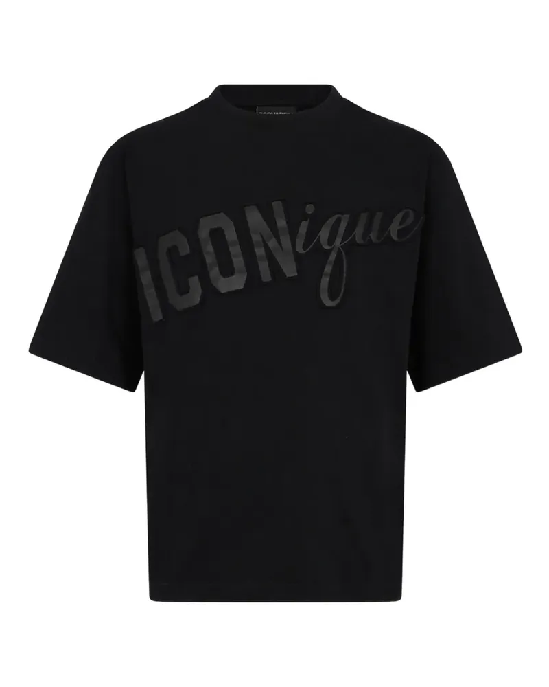 Dsquared2 ICONique T-Shirt - Schwarz Schwarz