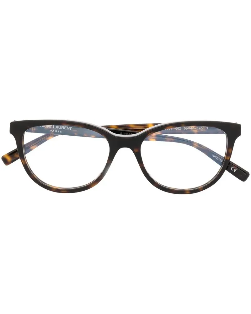 Saint Laurent SL504 Cat-Eye-Brille - Braun Braun