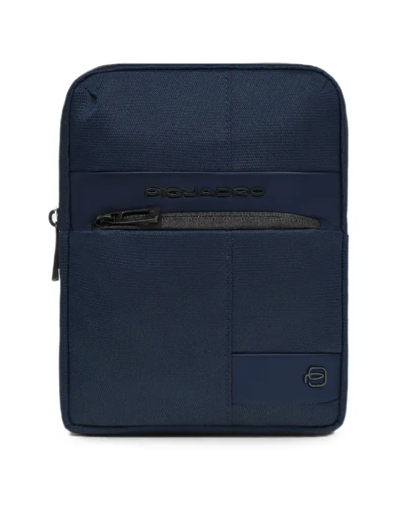 Piquadro modular logo-plaque bag - Blau Blau