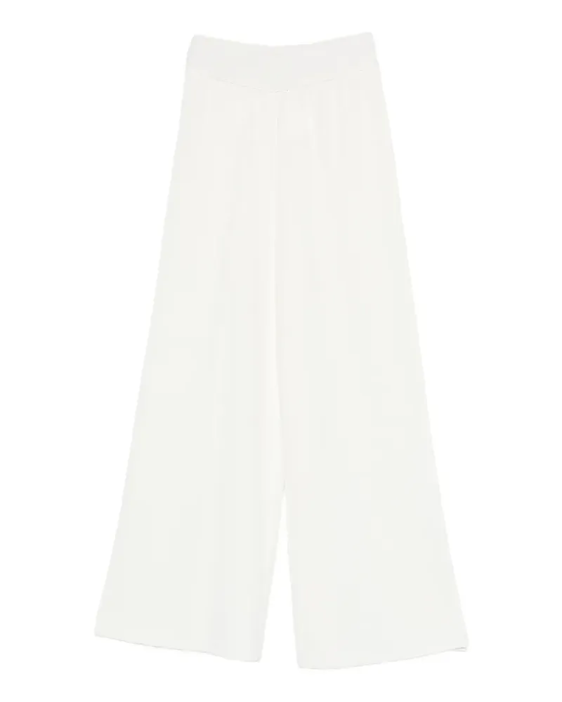 NEERA elastic-waistband trousers - Weiß Weiß