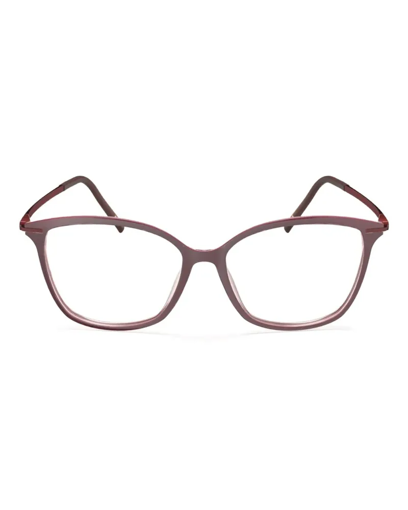 Silhouette square-frame glasses - Violett Violett