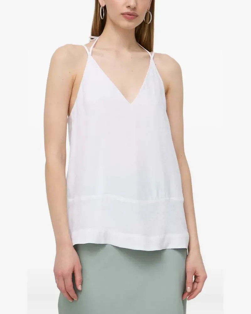 Armani Exchange V-neck blouse - Weiß Weiß