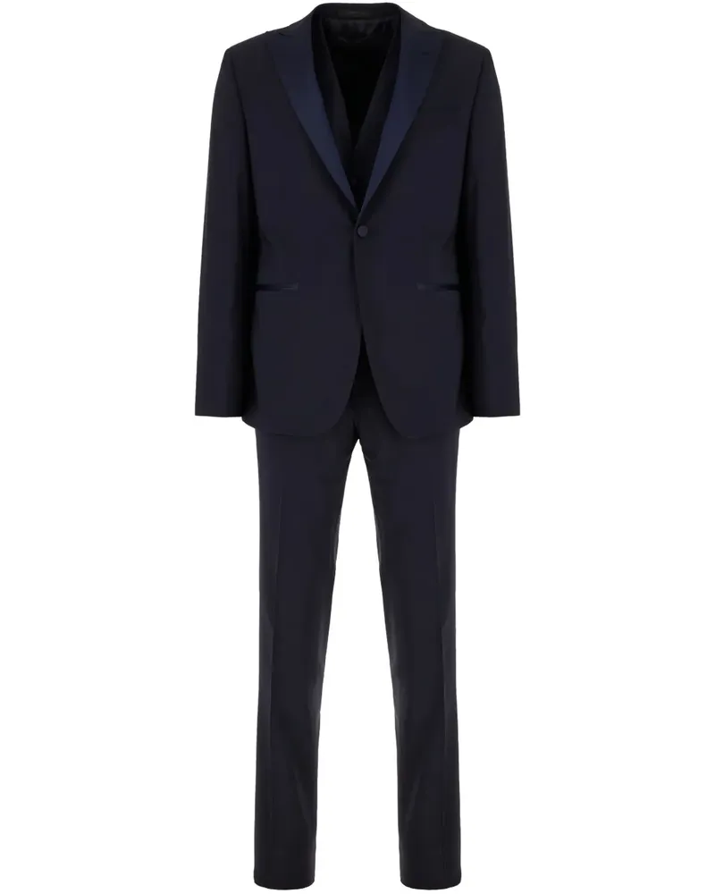 Corneliani Anzug mit Schalkragen - Blau Blau
