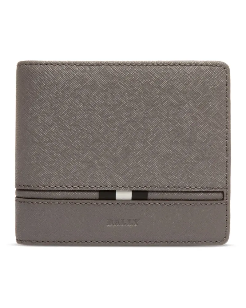 Bally Portemonnaie mit Prägung - Grau Grau