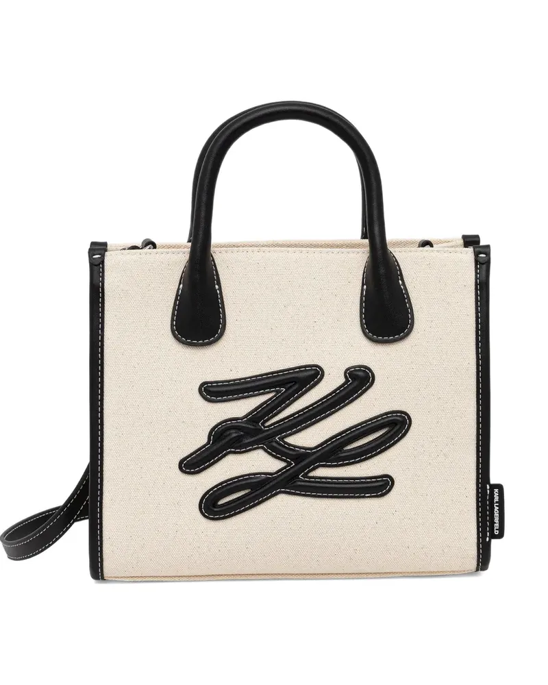 Karl Lagerfeld K/Autograph Tote Bag - Nude Nude