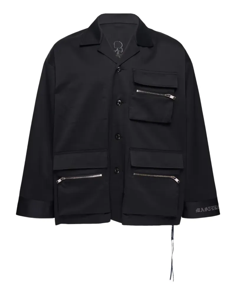 Mastermind Japan multi-pocket carpenter jacket - Schwarz Schwarz