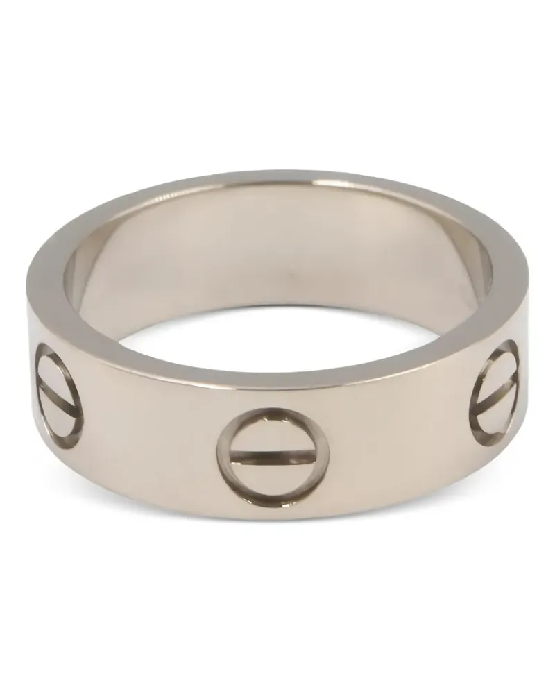 Cartier 2010s Love Ring mit Gravur - Silber Silber