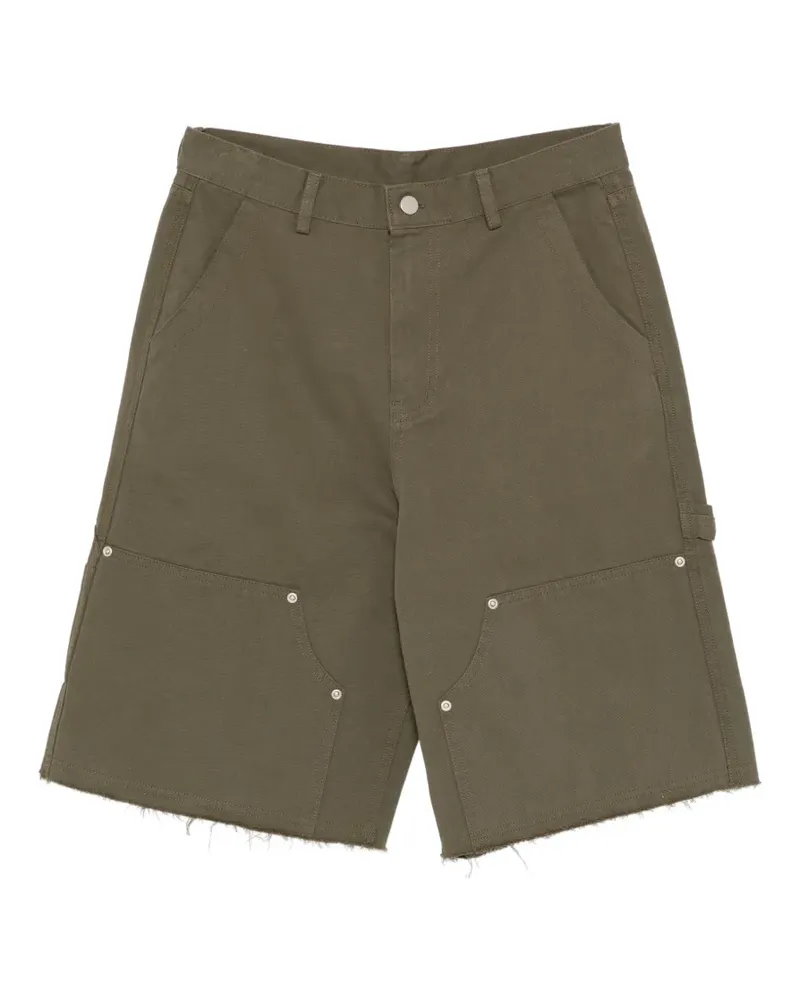 HALFBOY frayed cargo shorts - Grün Grün