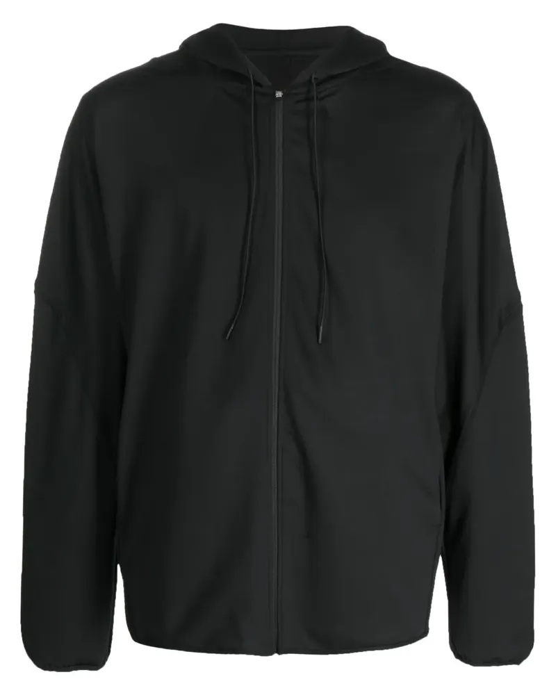 Post Archive Faction Kapuzenjacke mit Reißverschluss - Schwarz Schwarz
