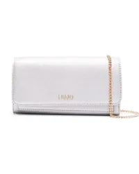 Liu Jo Clutch mit Logo Silber