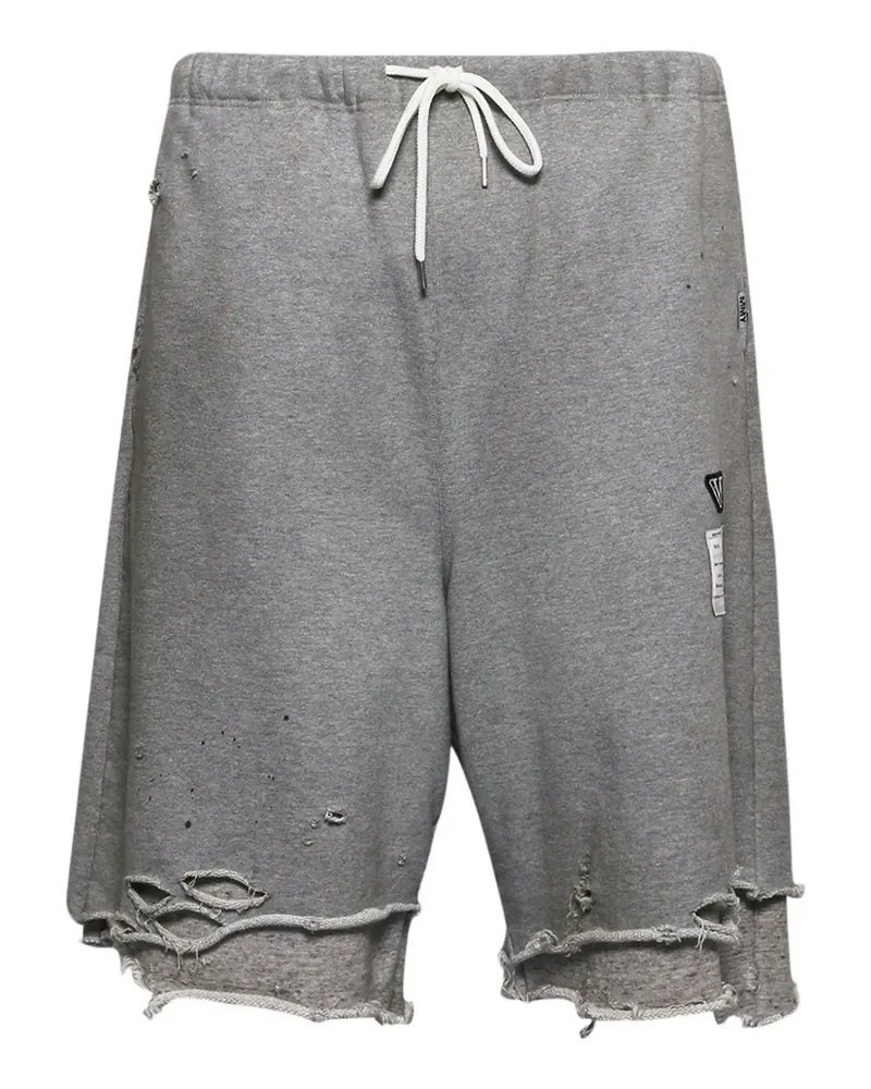 MIHARAYASUHIRO Shorts im Distressed-Look - Grau Grau