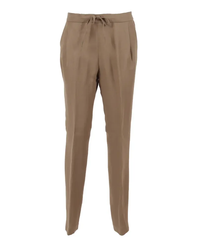 Fabiana Filippi drawstring pleated trousers - Nude Nude