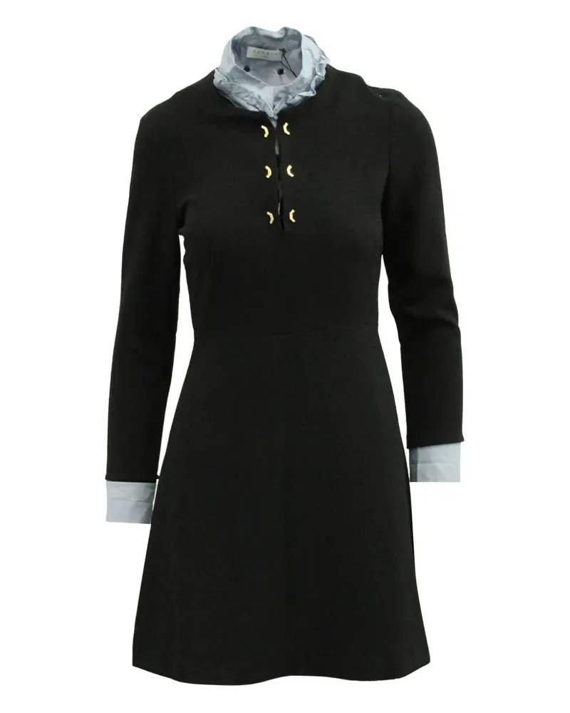 Sandro ruffled-collar mini dress - Schwarz Schwarz