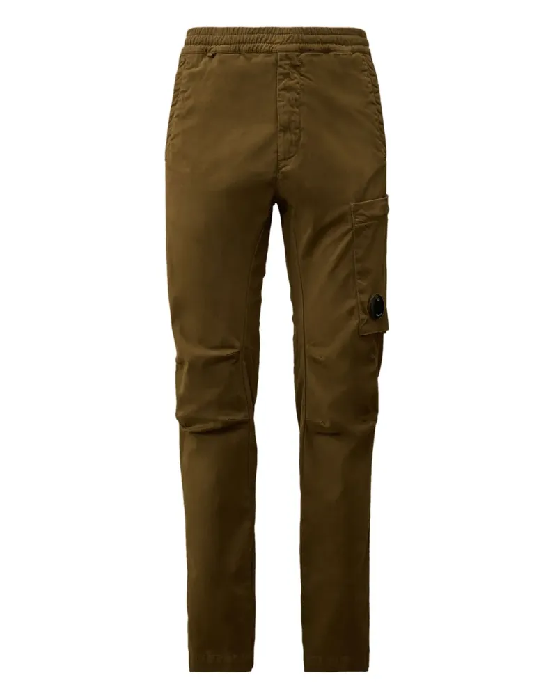 C.P. Company Cargohose mit Logo-Patch - Grün Grün