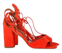 Austin Riemchensandalen mit Blockabsatz - Orange