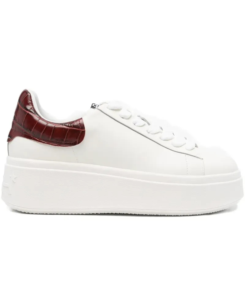 ash Moby crocodile-effect sneakers - Weiß Weiß