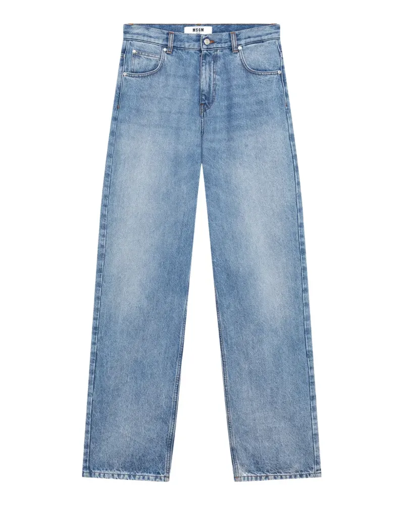 MSGM Jeans mit geradem Bein - Blau Blau