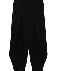 Comme des Garçons Baggy-Hose aus Wolle Schwarz