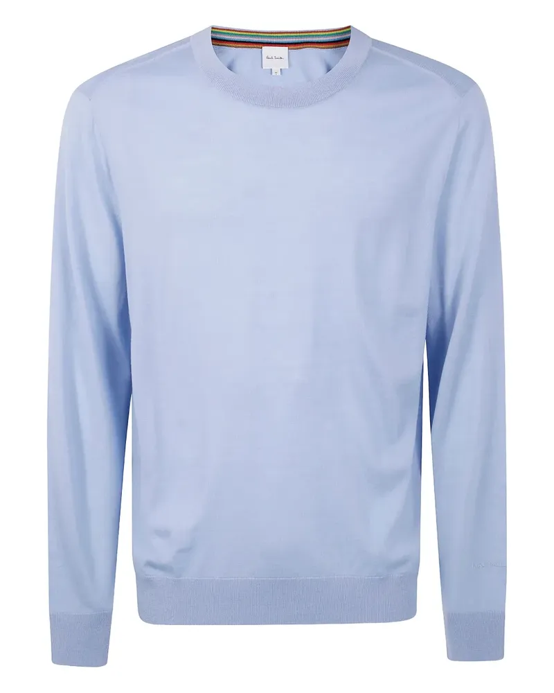 Paul Smith Merinopullover mit Rundhalsausschnitt - Blau Blau