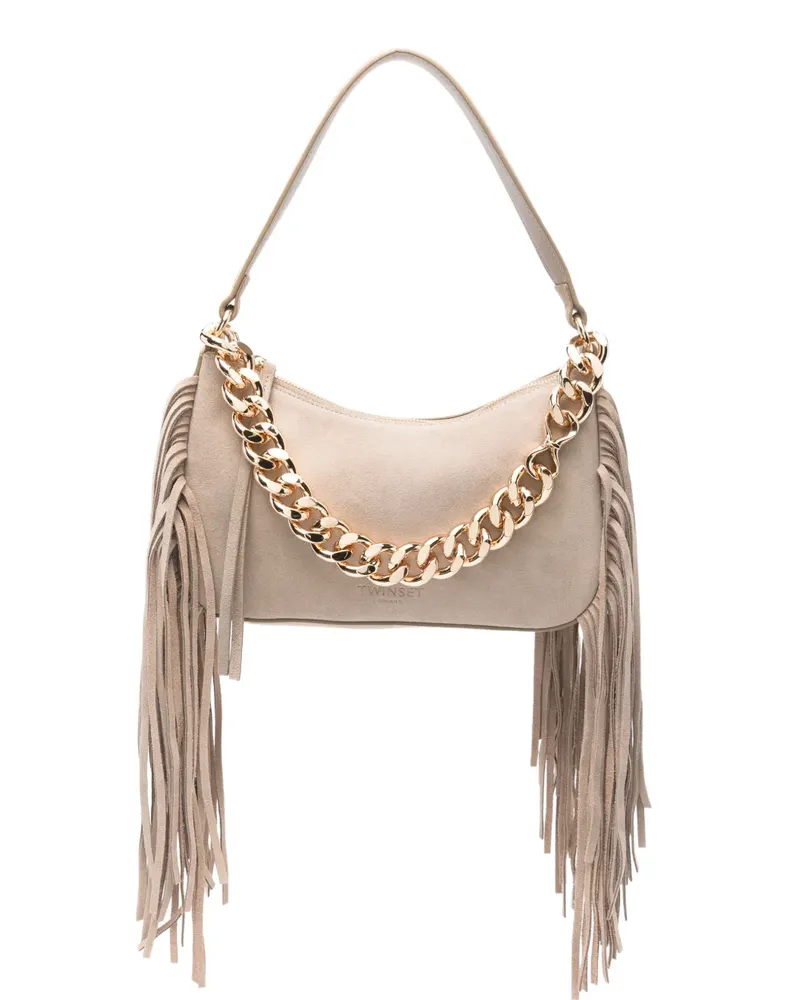 Twin-Set Kleine Lilian Pack Schultertasche - Nude Nude