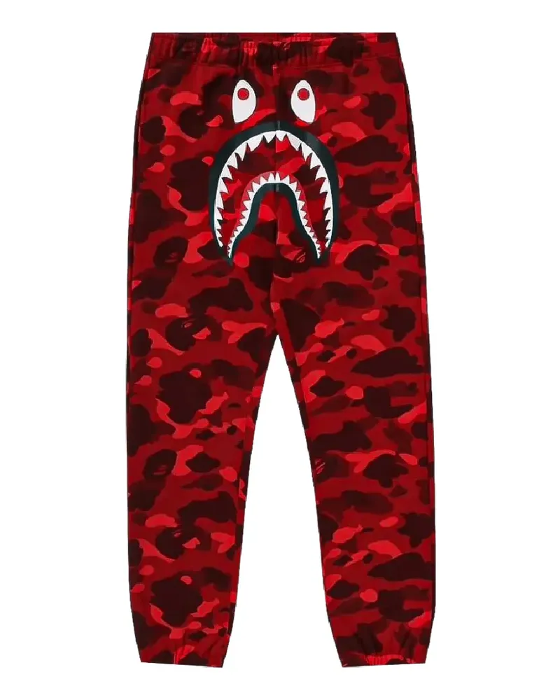 BAPE Camo Shark track pants - Rot Rot