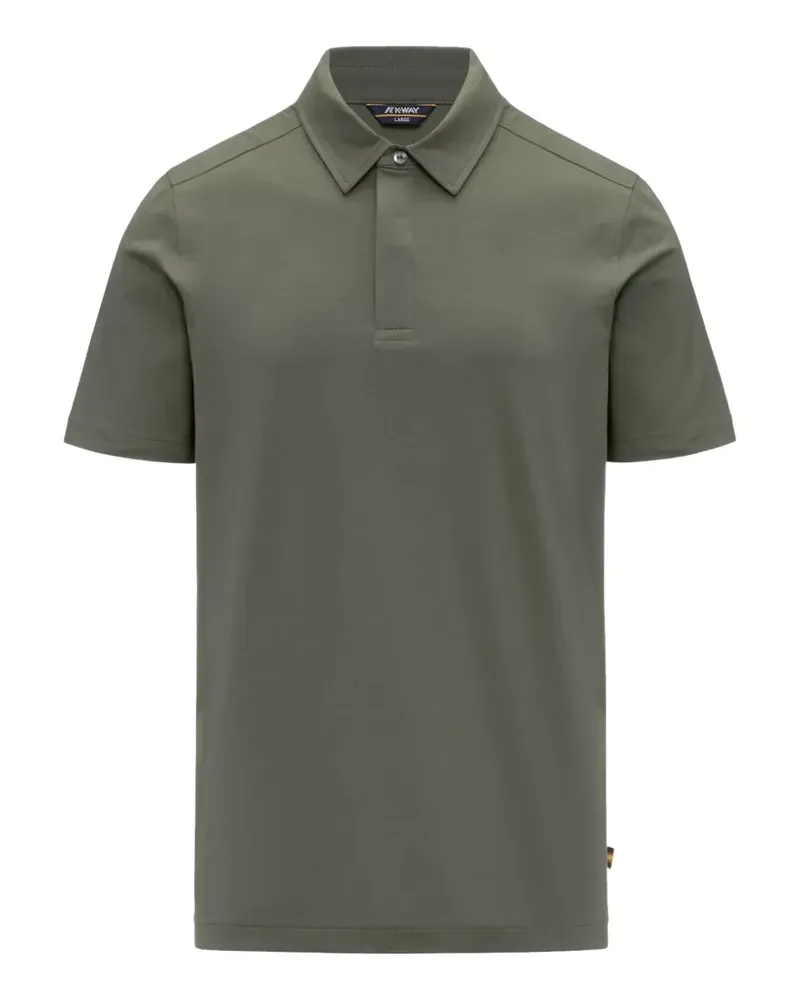 K-Way Poloshirt mit kurzen Ärmeln - Grün Grün