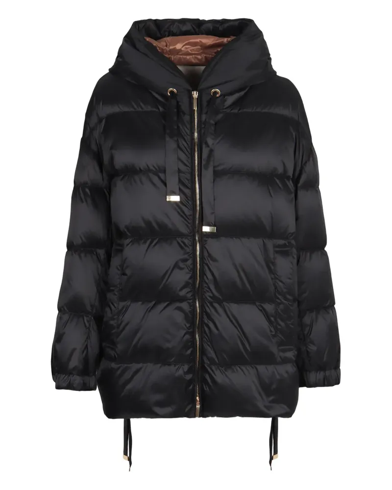 Max Mara padded hooded jacket - Schwarz Schwarz