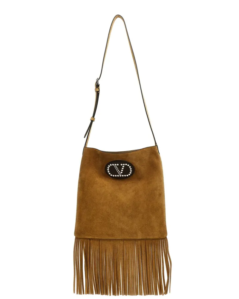 Valentino Garavani Nelcôte Schultertasche - Braun Braun