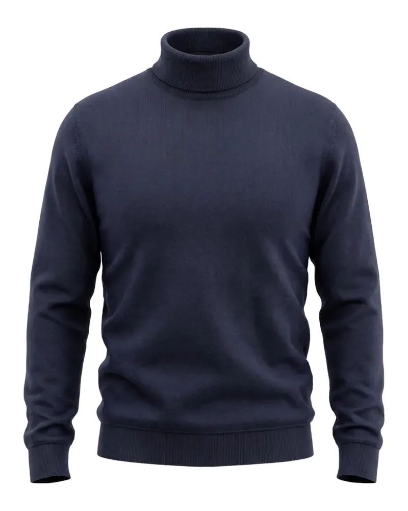 Altea Klassischer Rollkragenpullover - Blau Blau