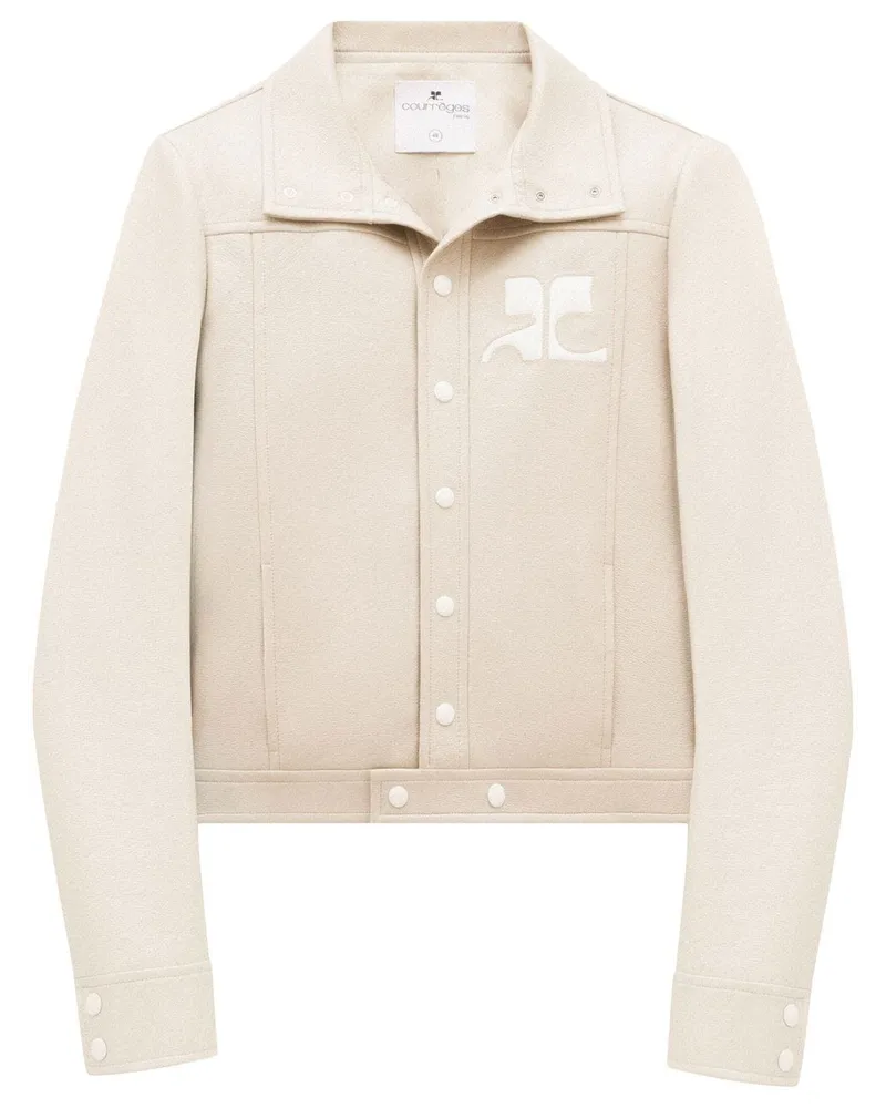Courrèges Reedition Jacke aus Vinyl - Nude Nude