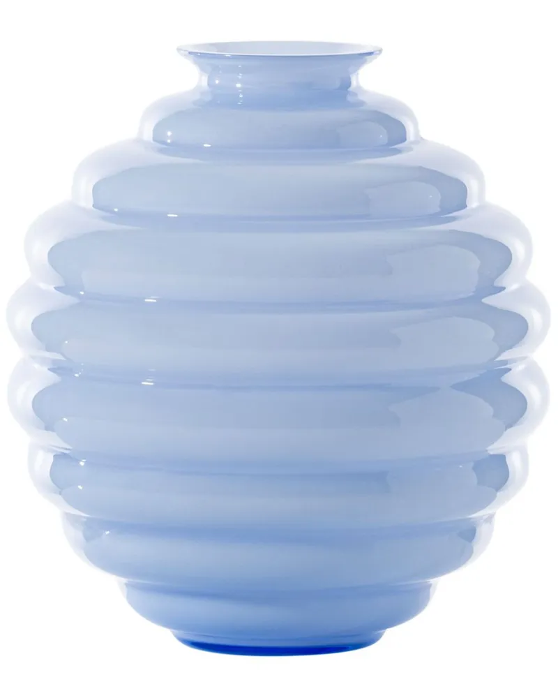 Venini Deco Vase (29cm x 26cm) - Blau Blau
