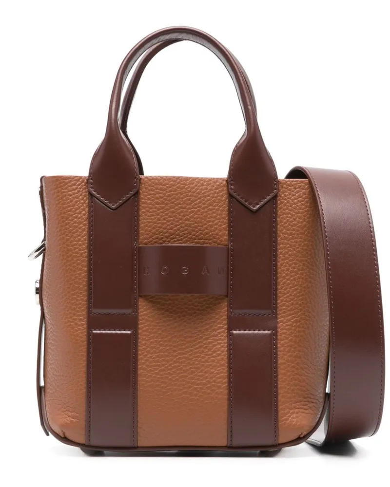Hogan Handtasche aus Leder - Braun Braun