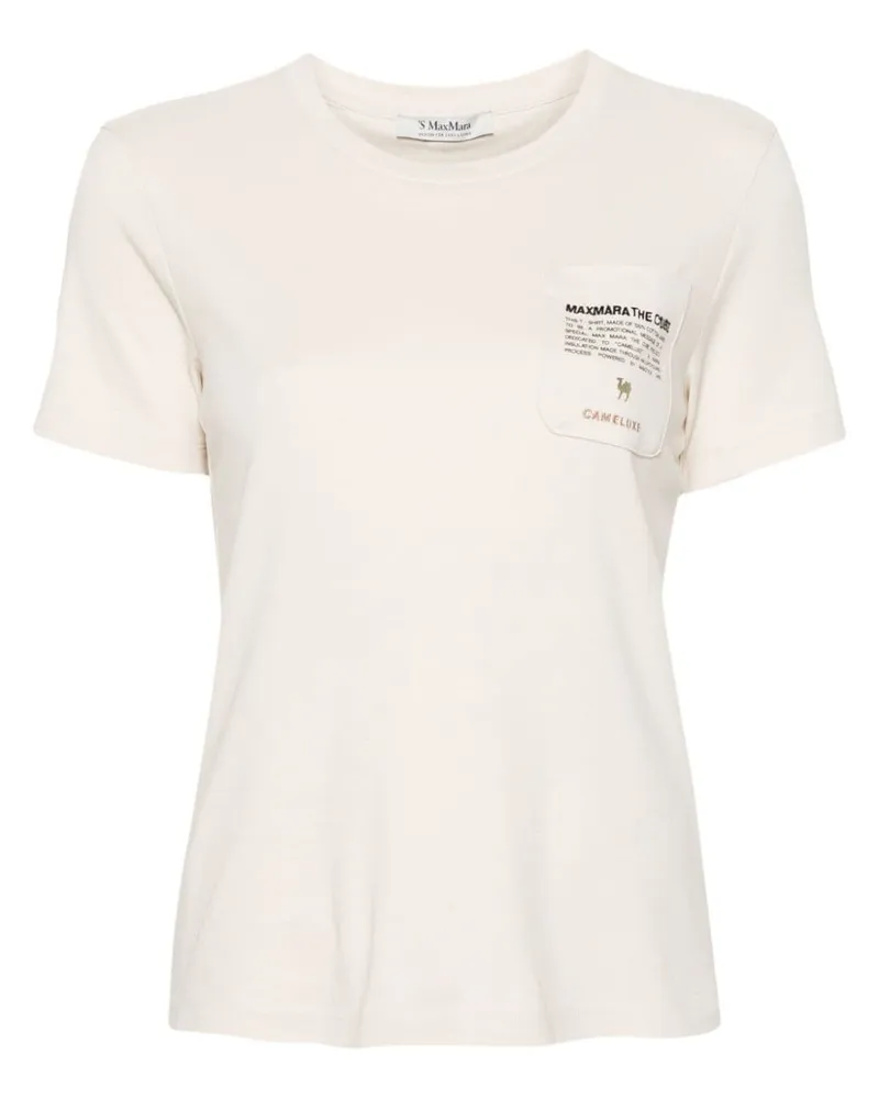 Max Mara Max Mara Sax T-Shirt mit Logo-Stickerei - Schwarz Schwarz